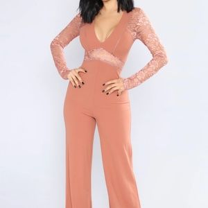 Jumpsuit dusty rose